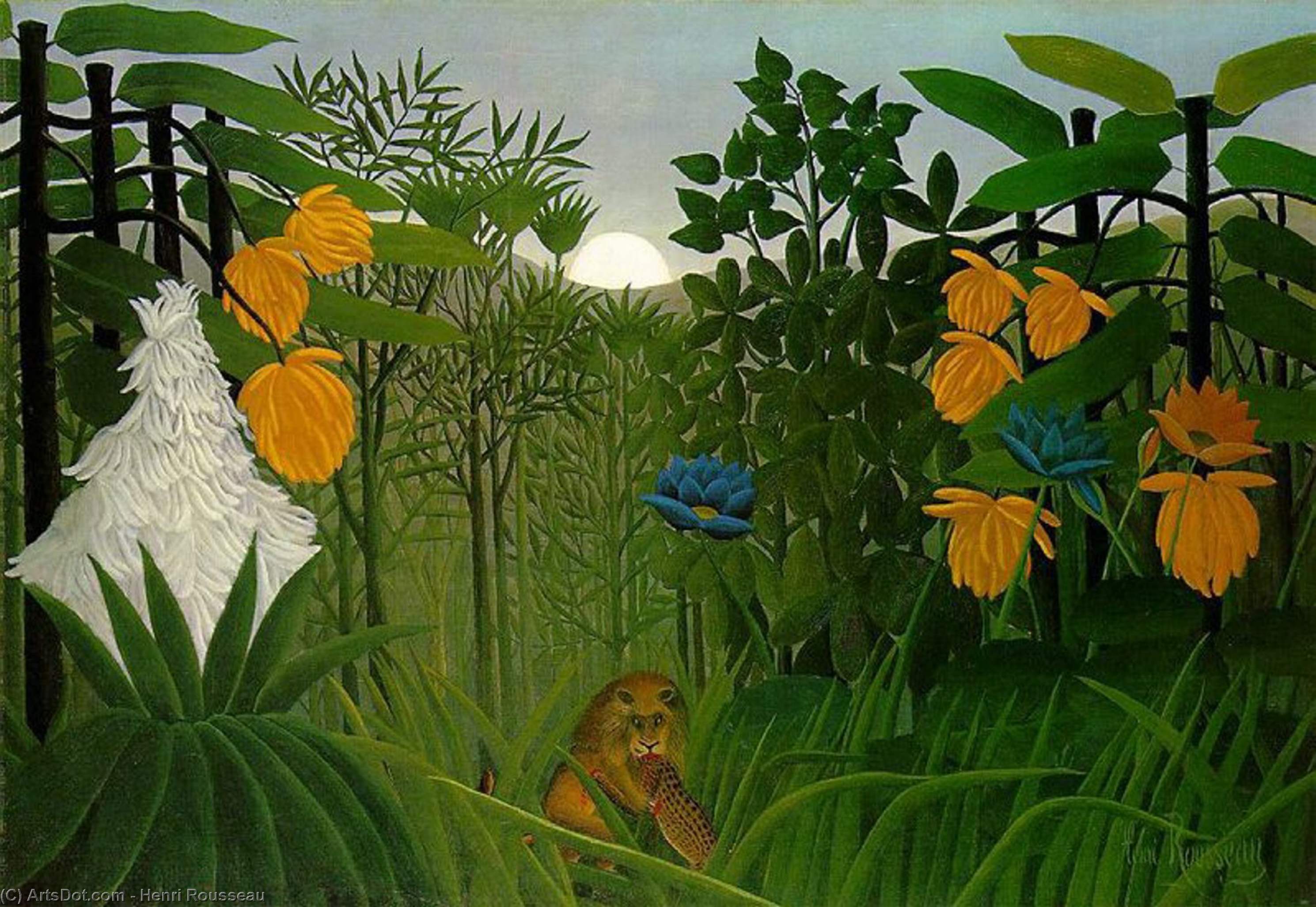 The Repast Of The Lion, The — Henri Julien Félix Rousseau (le Douanier)
