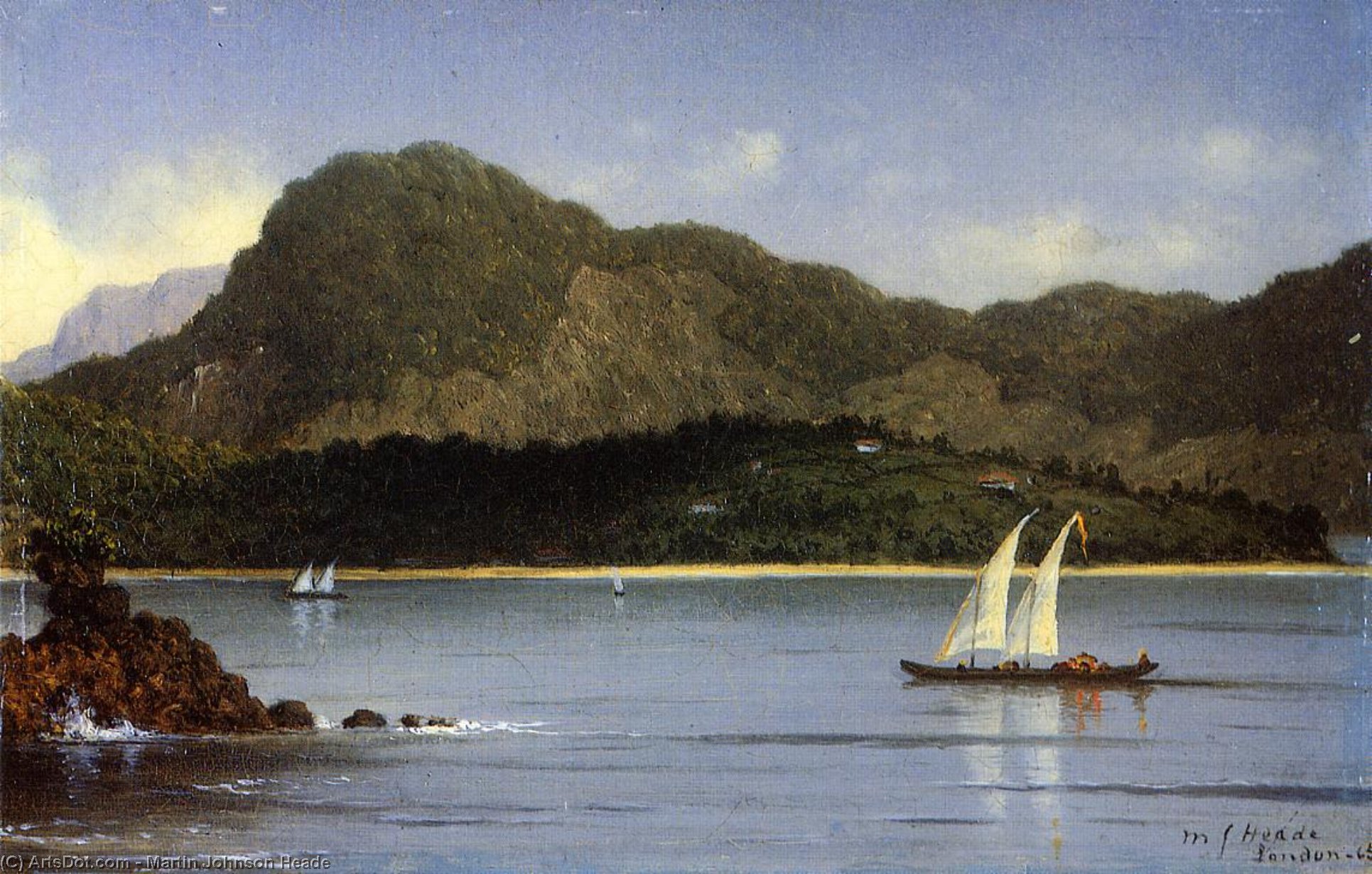 Seascape (also Known As Brazilian View) — Martin Johnson Heade