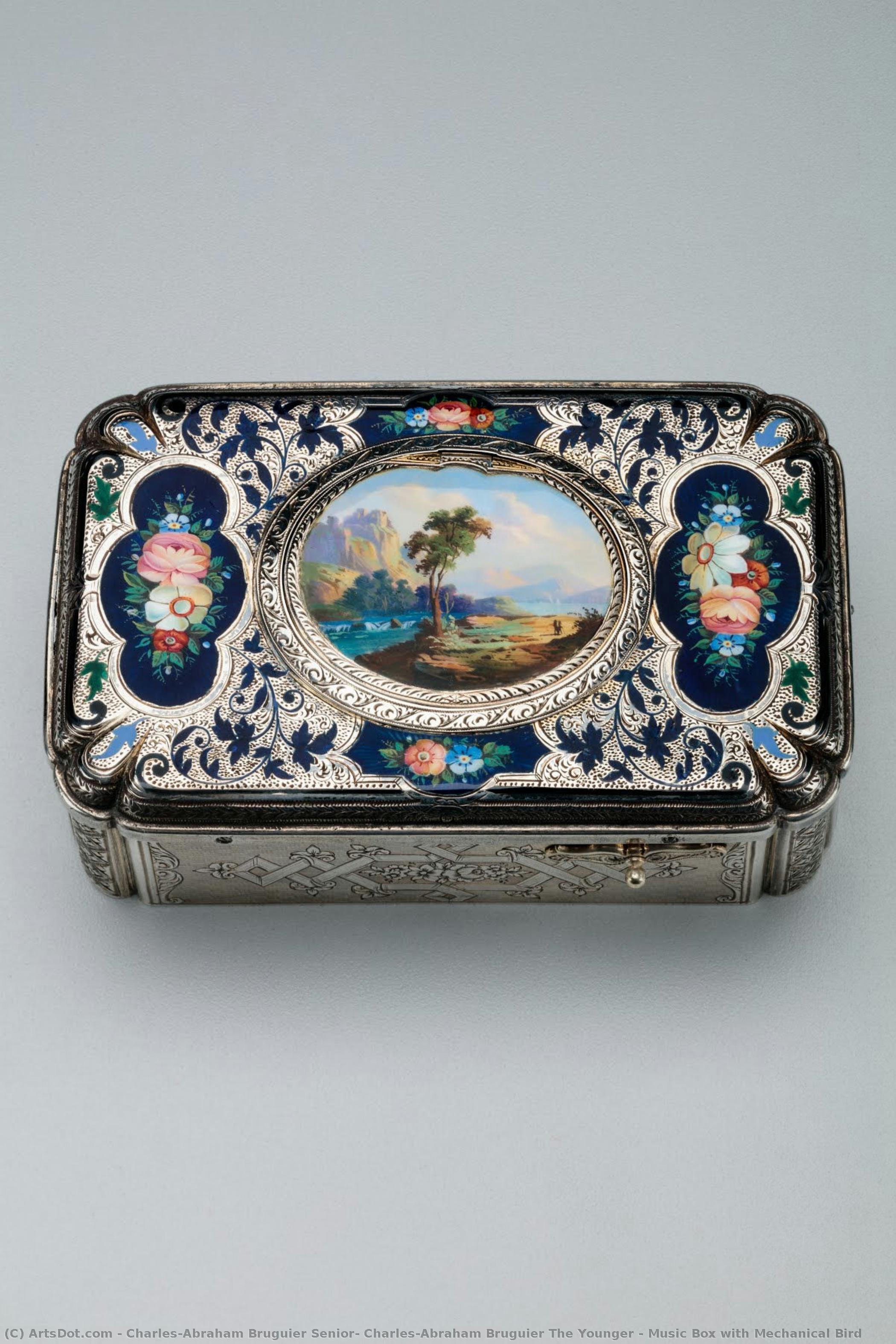 Music Box With Mechanical Bird — Charles-abraham Bruguier Senior, Charles-abraham Bruguier The Younger