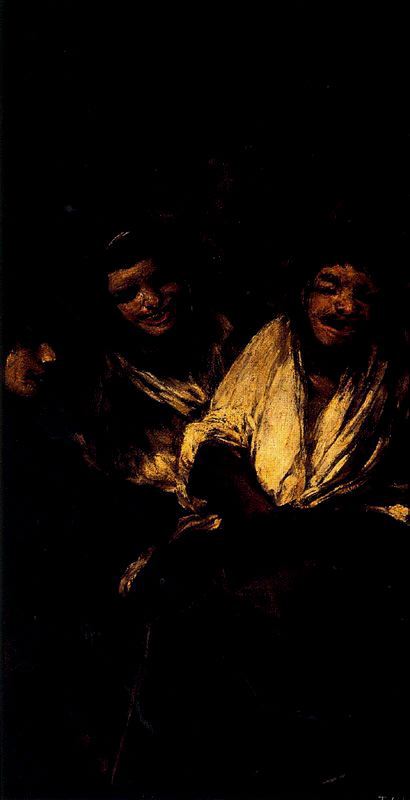Two Women And A Man — Francisco José De Goya Y Lucientes