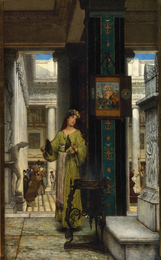 In The Temple — Lourens Alma Tadema