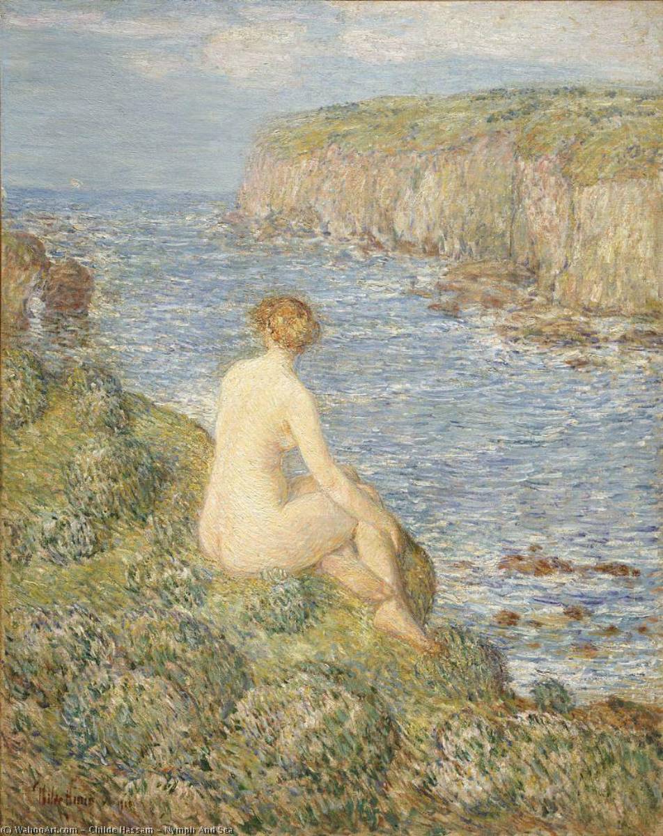Nymph And Sea — Frederick Childe Hassam