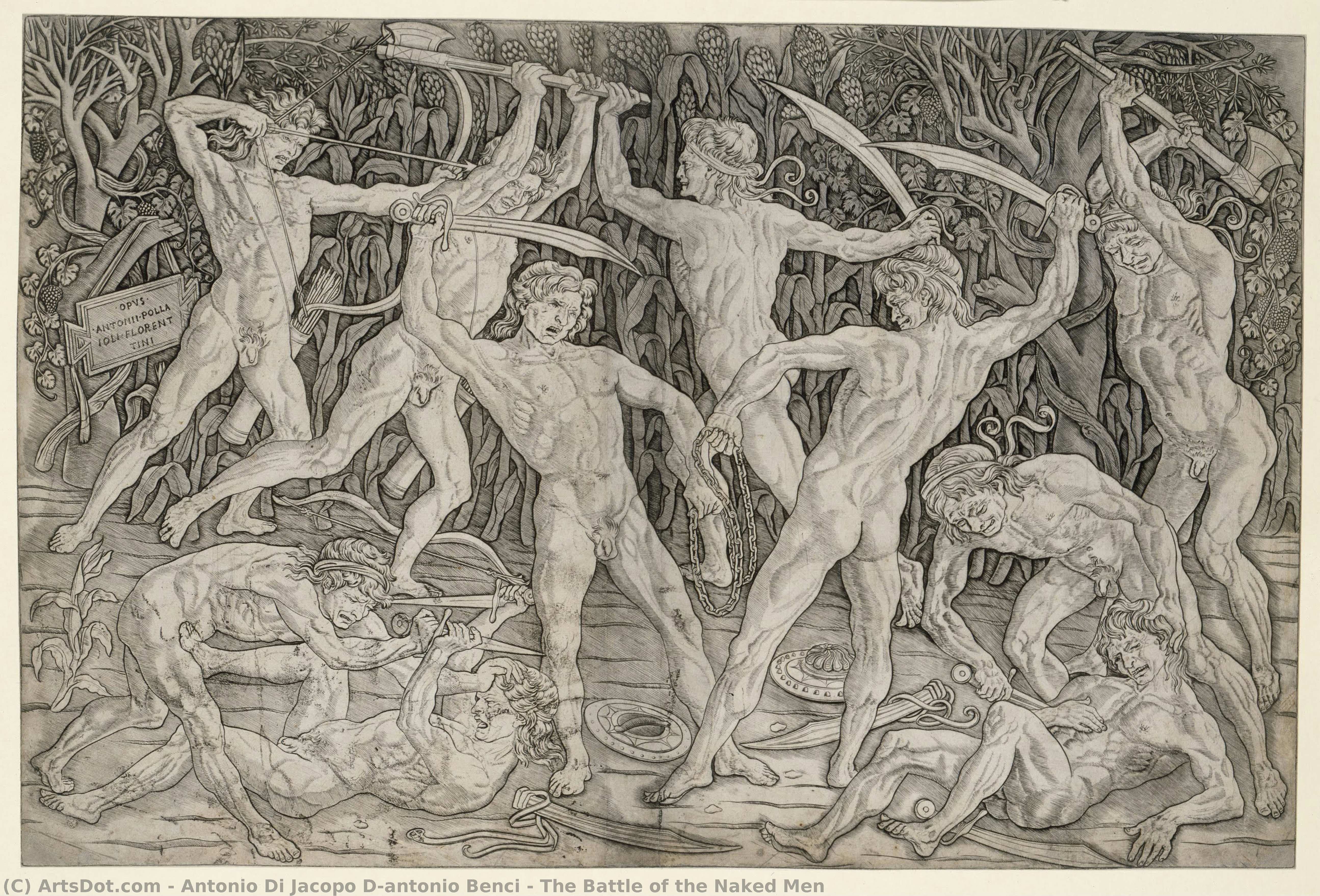 The Battle Of The Naked Men — Antonio Di Jacopo D'antonio Benci