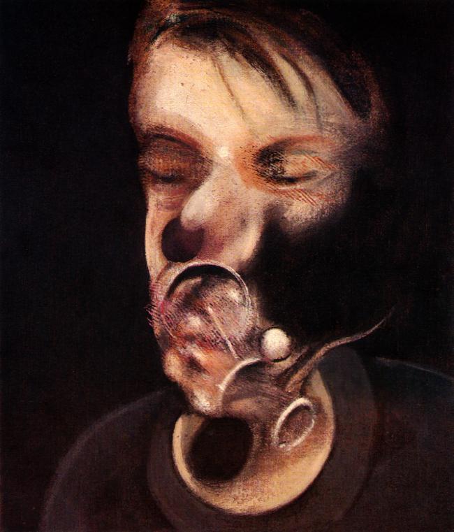 Two Studies For Self-portrait, 1977 (b) — Francis Bacon