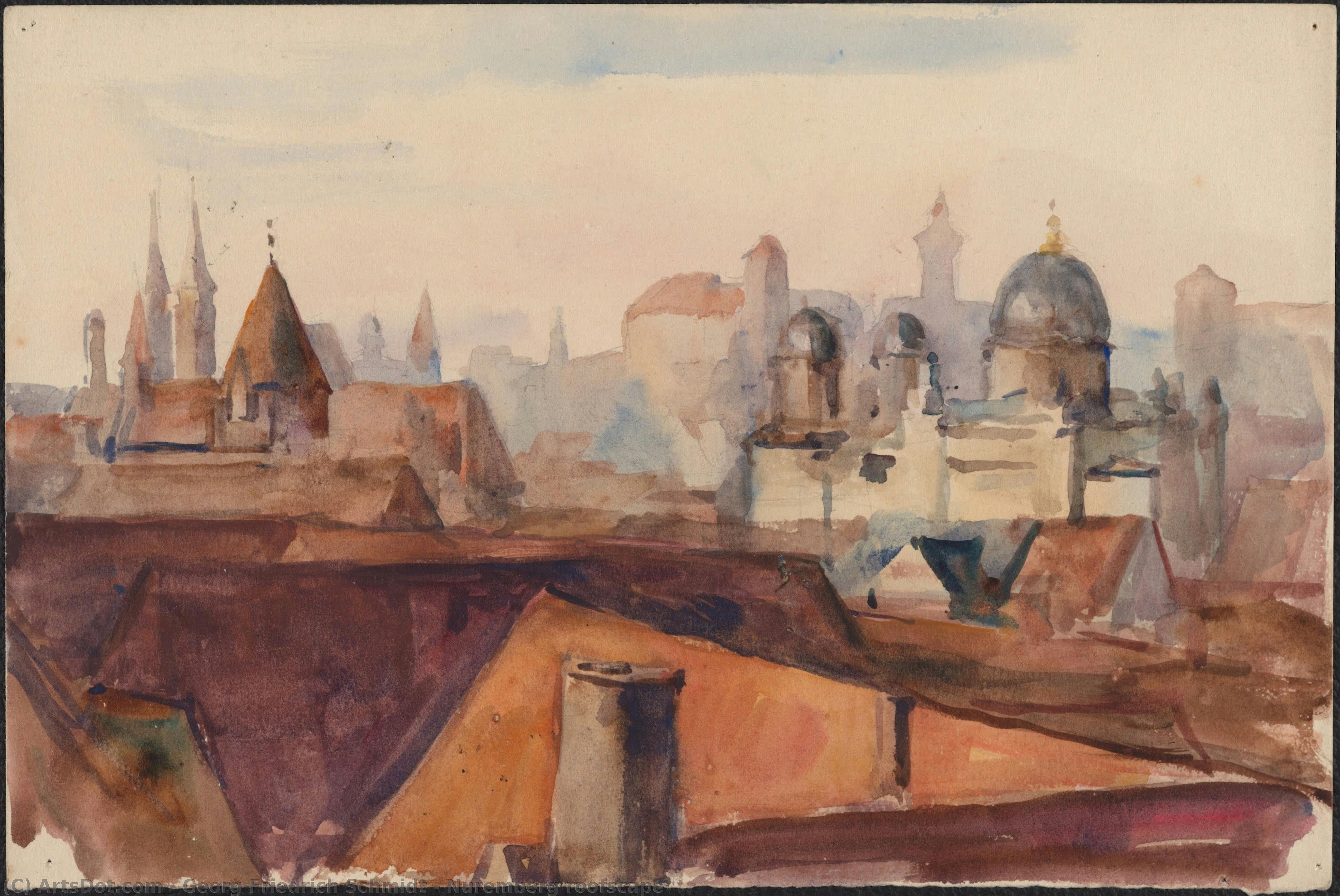 Nuremberg Roofscape — Georg Friedrich Šmit