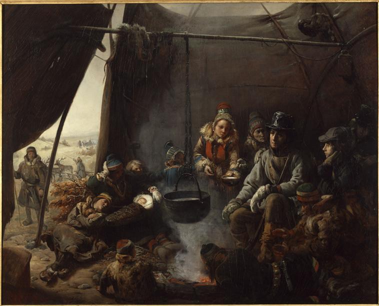 Louis Philippe Au Cap Nord — Francois Auguste Biard