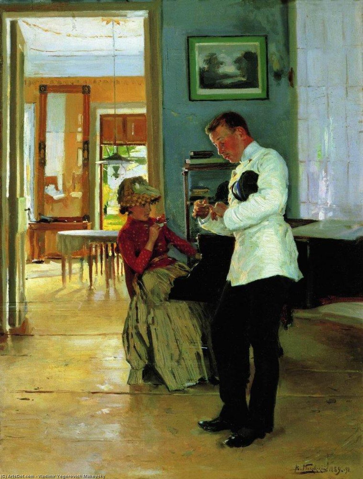 Declaration Of Love — Vladimir Yegorovich Makovsky