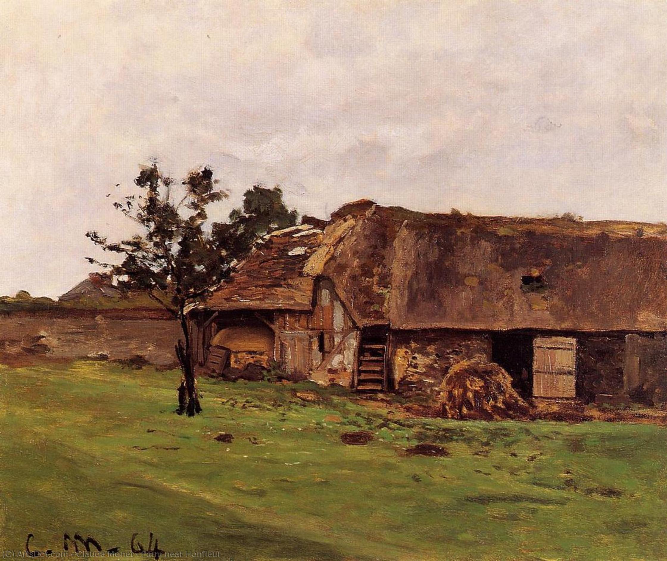 Finca Cerca De Honfleur — Claude Monet
