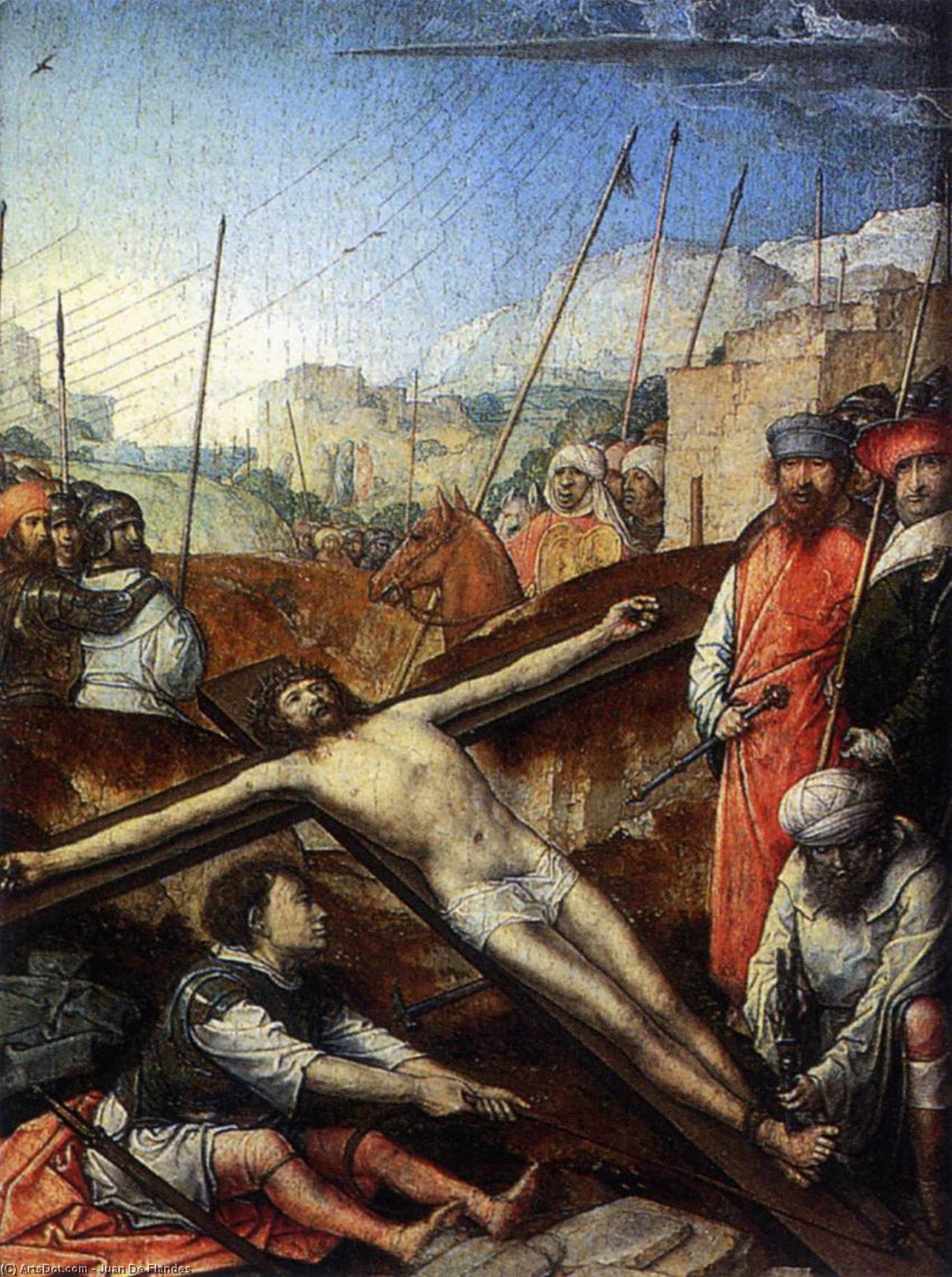 Christ Nailed To The Cross — フランドルのフアン
