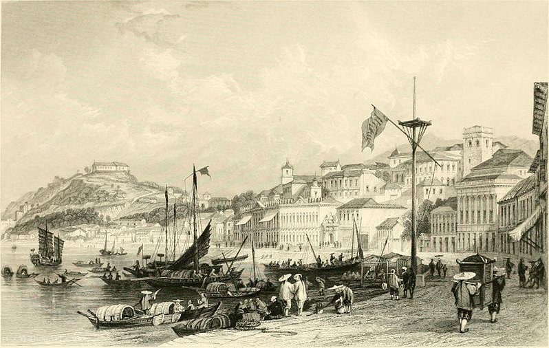 Pria Granda, Macao — Thomas Allom