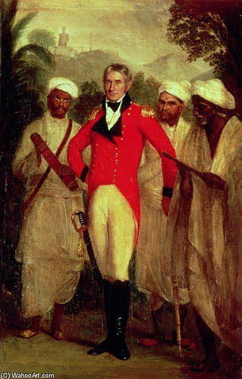 Colonel Colin Mackenzie And His Indian Pandits — Thomas Hickey