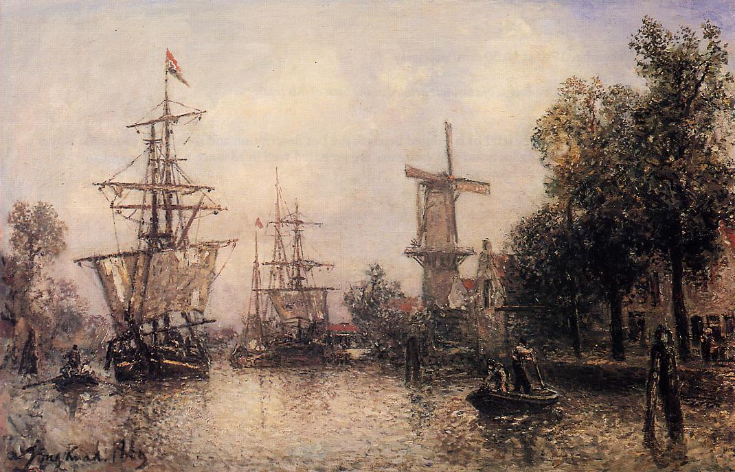 The Port Of Rotterdam — Johan Barthold Jongkind