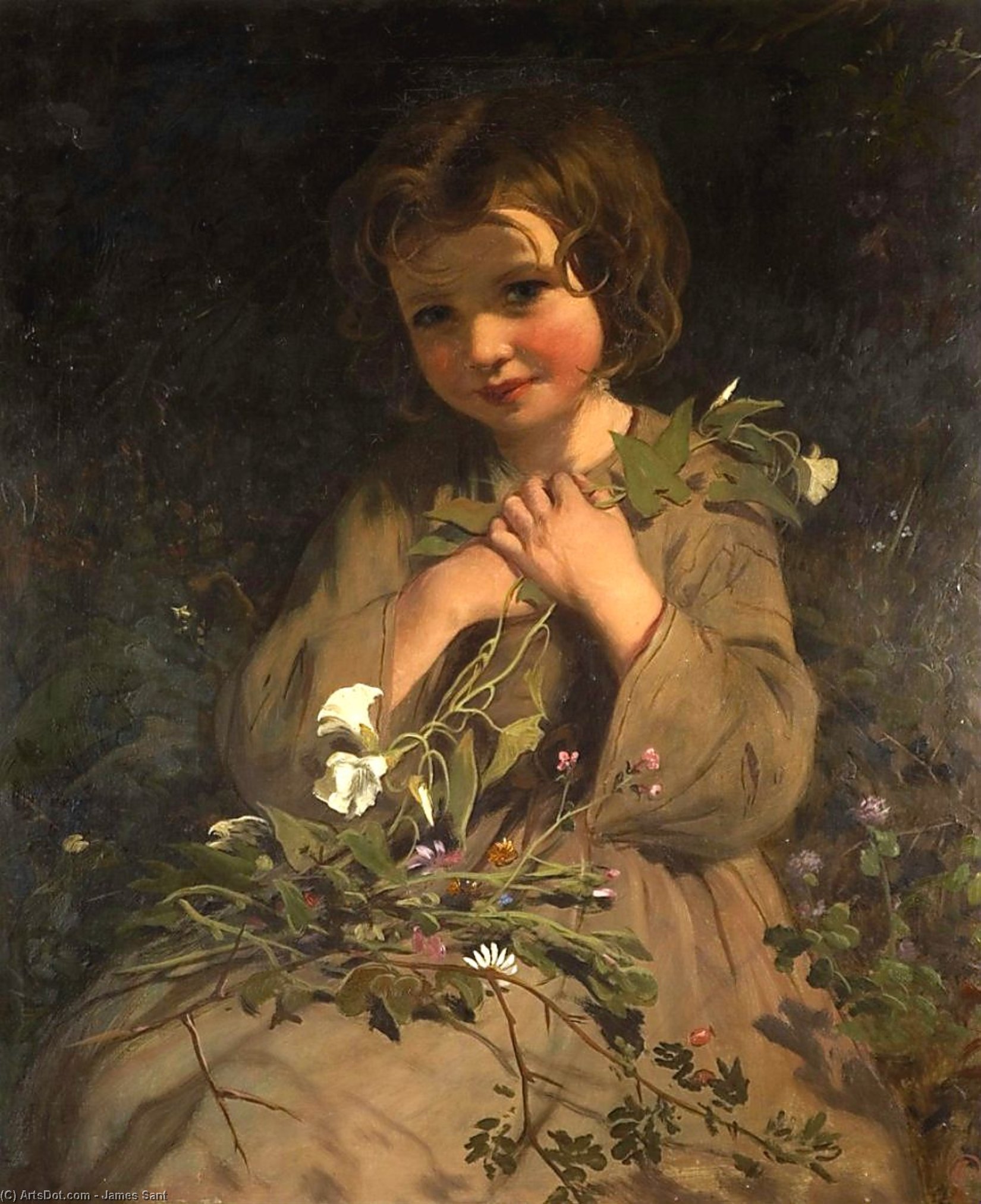 Wild Flowers — James Sant