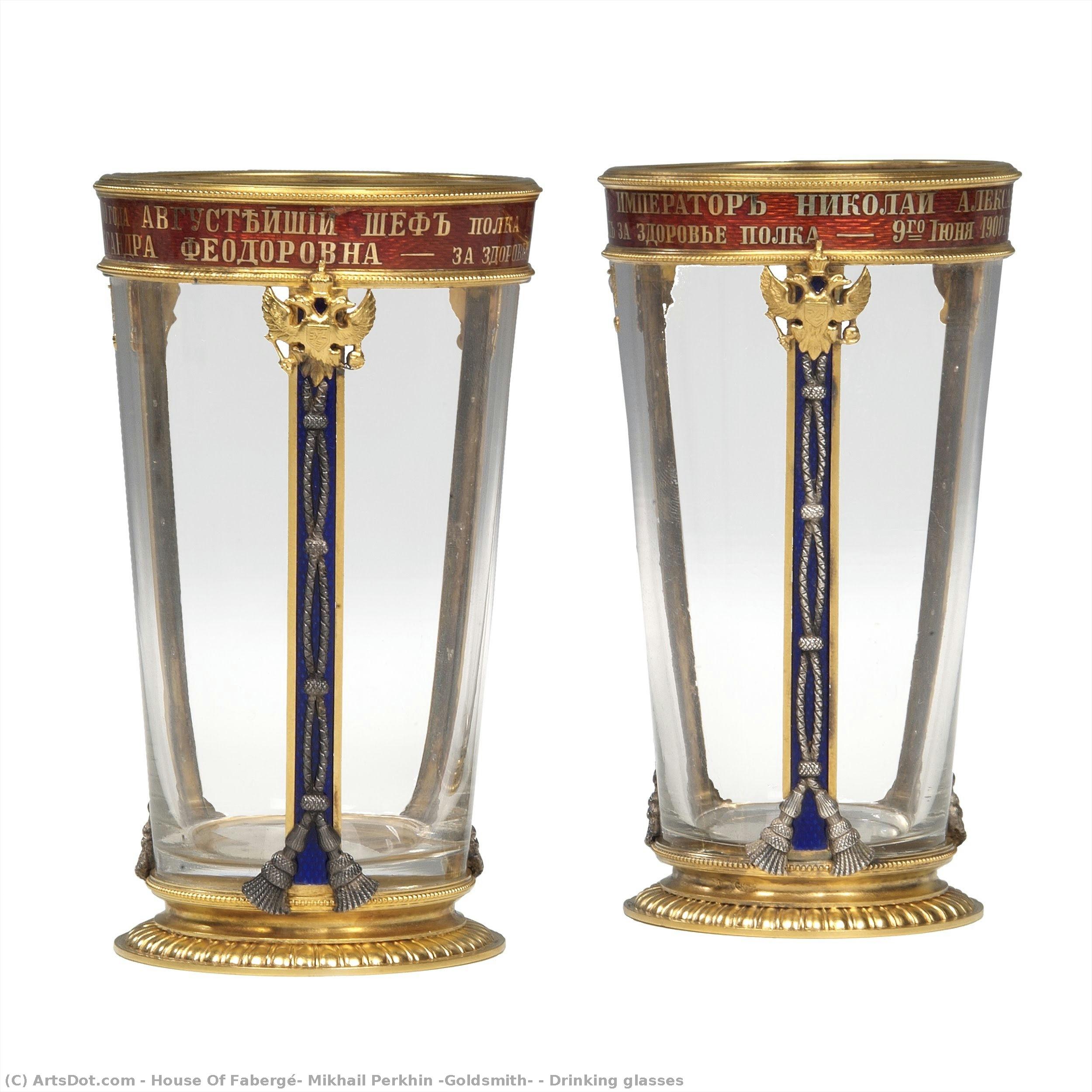 Drinking Glasses — Casa Fabergé, Mikhail Perkhin (orfebre)