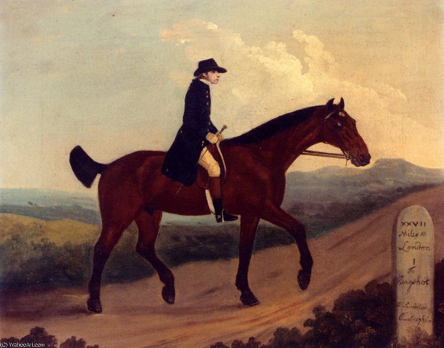 A Horseman On The Road To Bagshot — Francis Sartorius Ii (john Francis Sartorius)