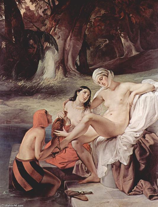 Bathing Bathsheba — Francesco Hayez