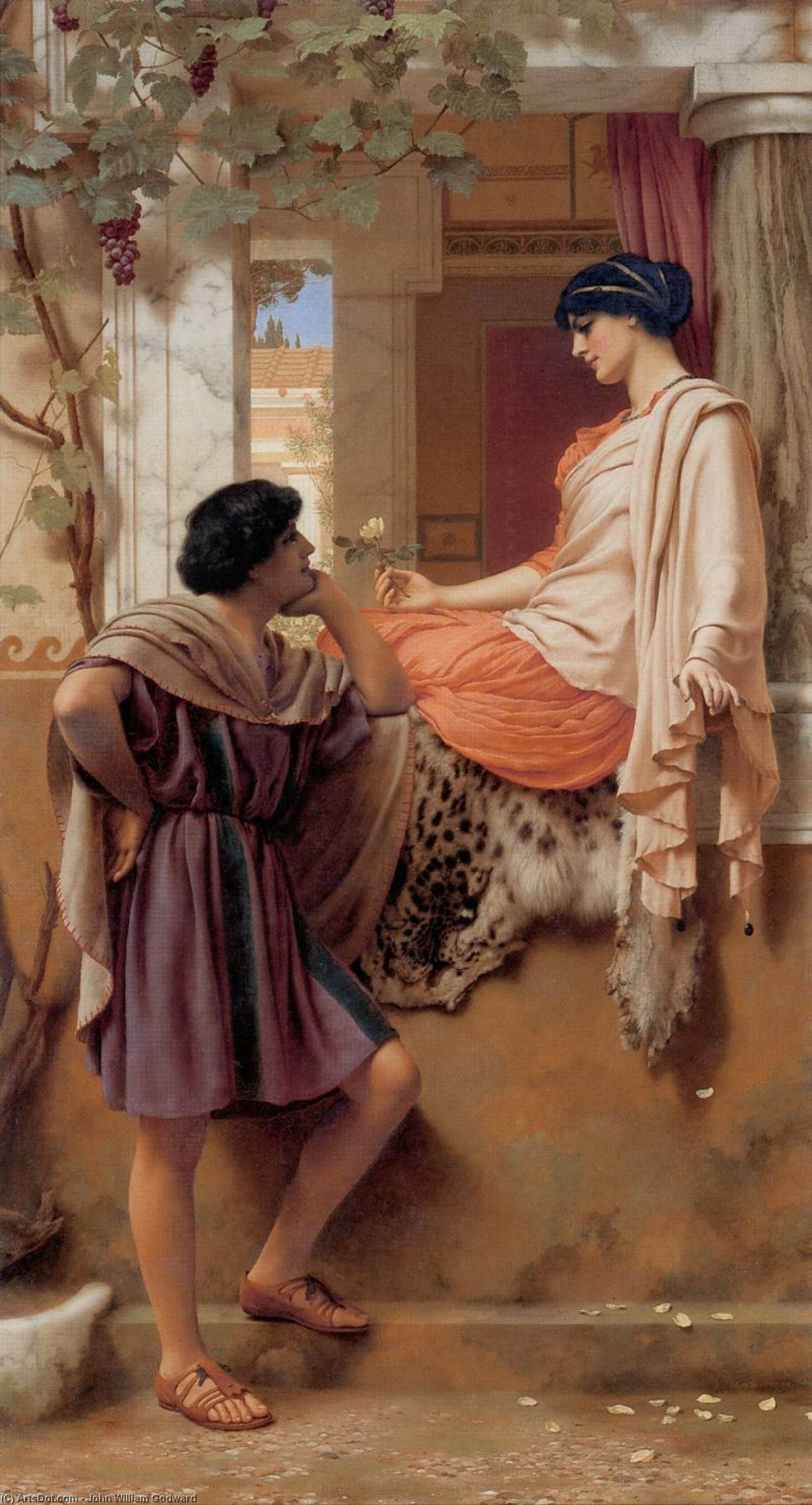 The Old Old Story — R.b.a John William Godward