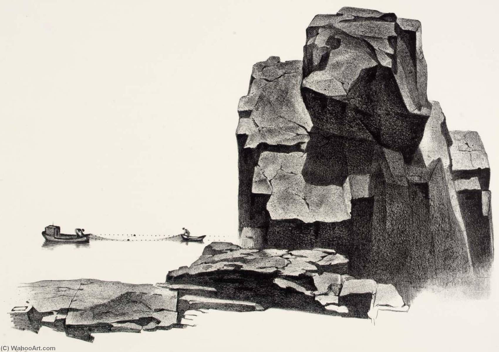 Pulpit Rock — Louis Lozowick