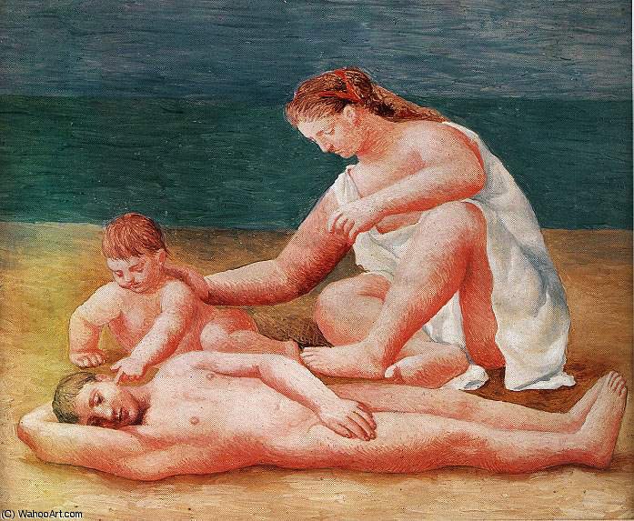 Famille Au Bord De La Mer — Пабло Пикассо