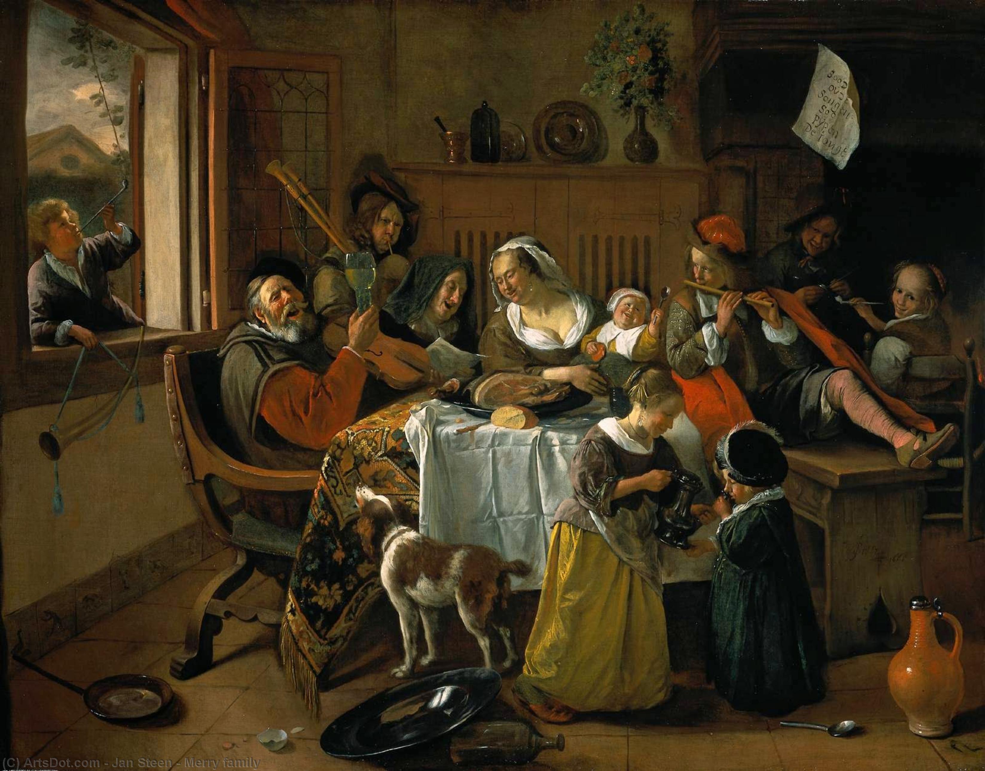 Merry Family — Jan Havickszoon Steen