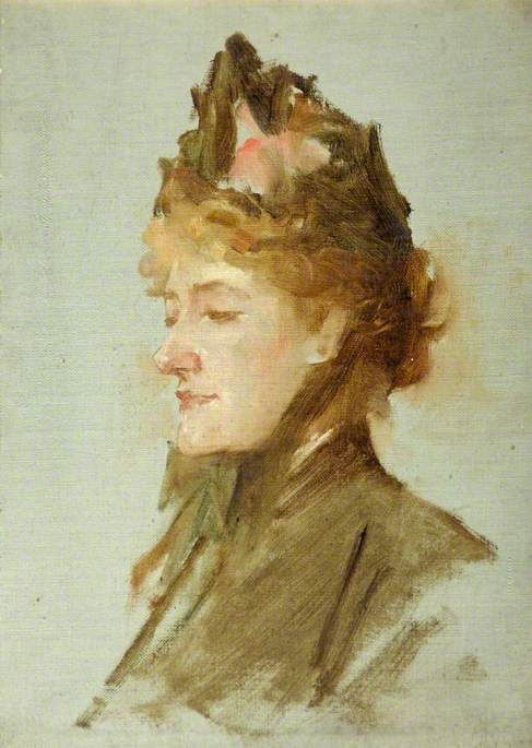 Miss Ellen Terry, Study For 'the Golden Jubilee Picture' — William Ewart Lockhart