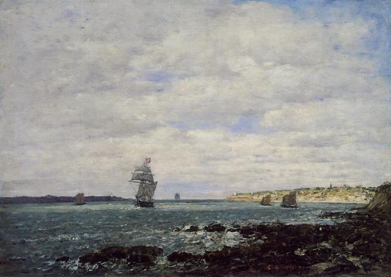 Coast Of Brittany — Eugène Louis Boudin
