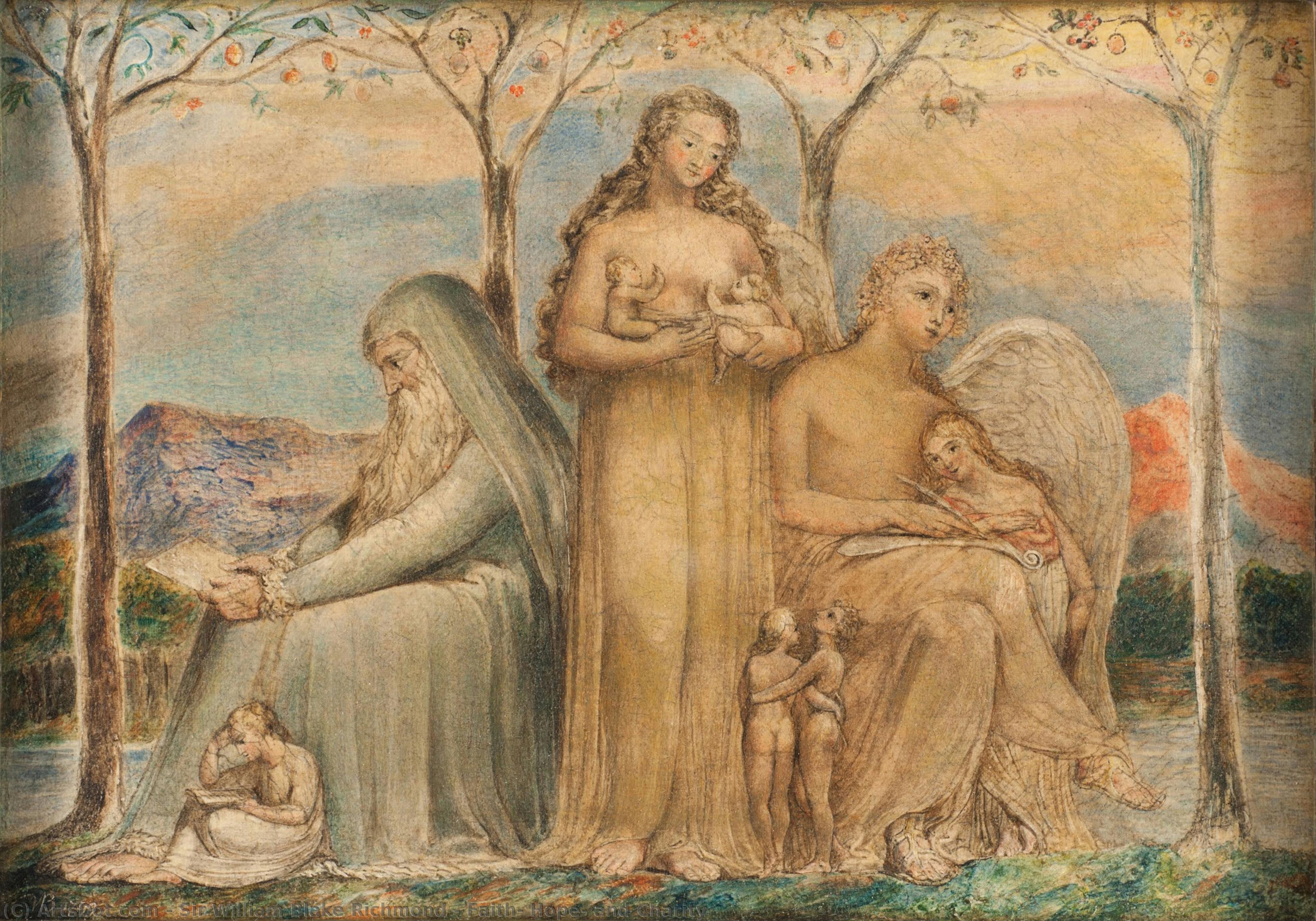 Faith, Hope, And Charity — Sir William Blake Richmond