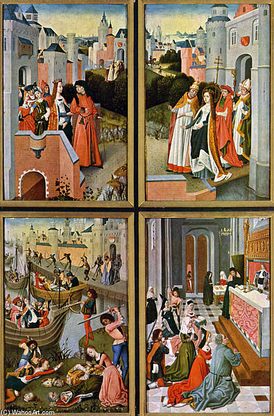 Altarpiece Of The Legend Of St. Ursula — Master Of The Legend Of Saint Ursula