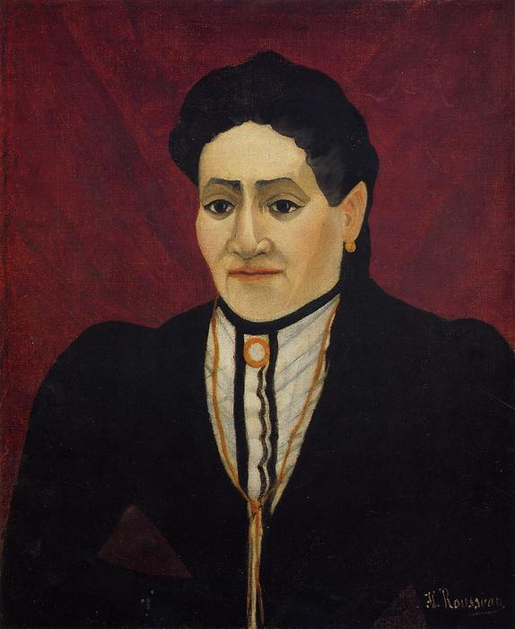 Portrait Of A Woman — Henri Julien Félix Rousseau (le Douanier)