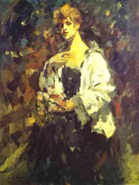 Portrait Of Z. Pertseva — Konstantin Alexeievitch Korovin