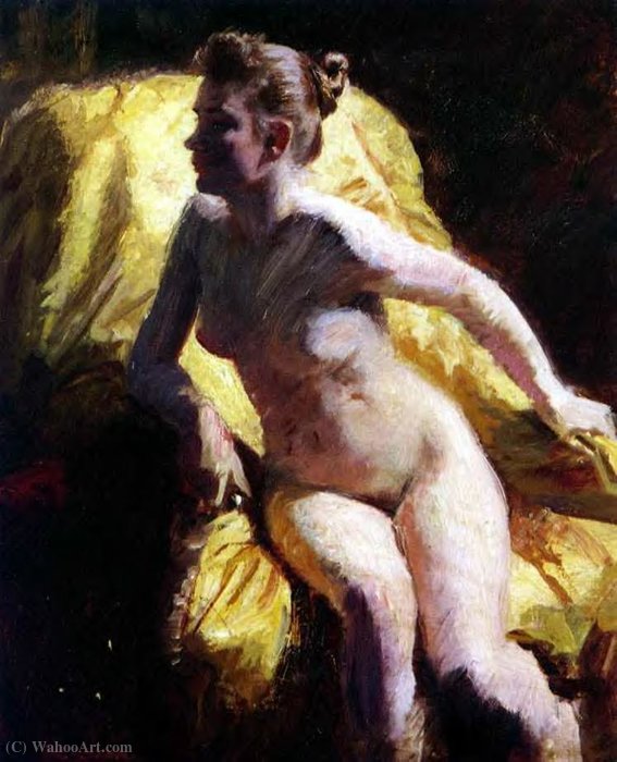 Model In Sunshine — Laurits Tuxen