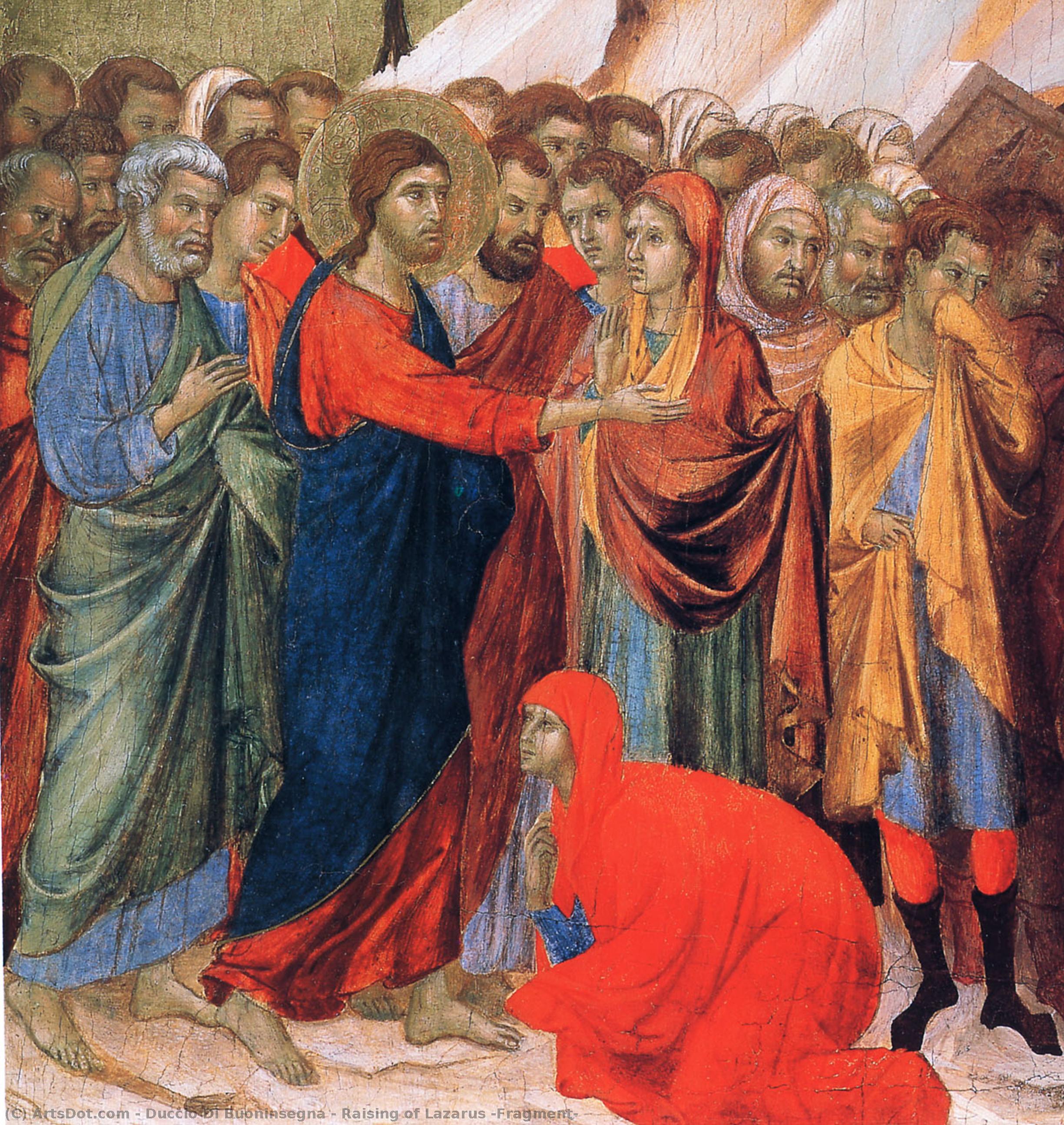 Raising Of Lazarus (fragment) — Duccio Di Buoninsegna