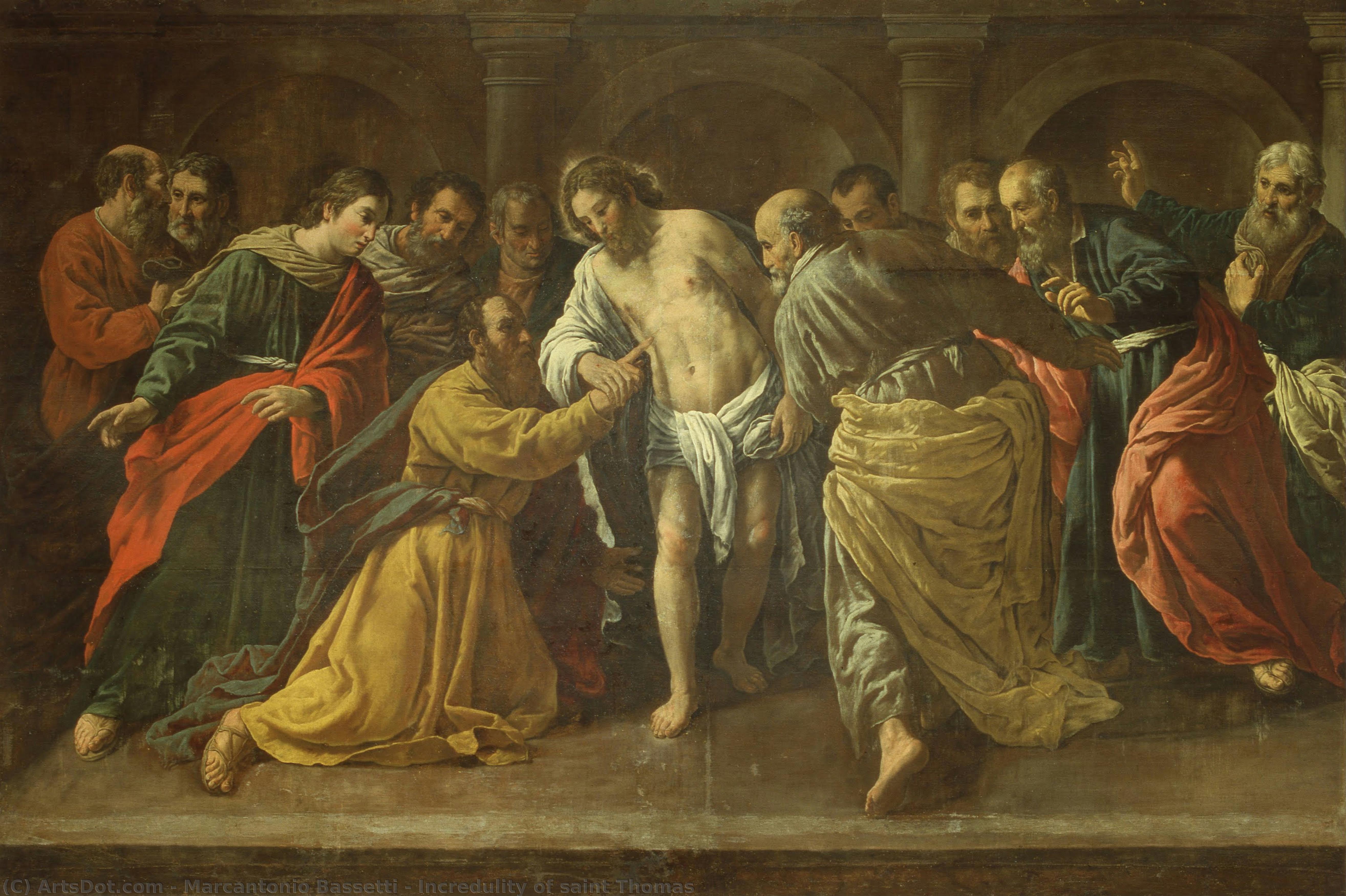 Incredulity Of Saint Thomas — Marcantonio Bassetti
