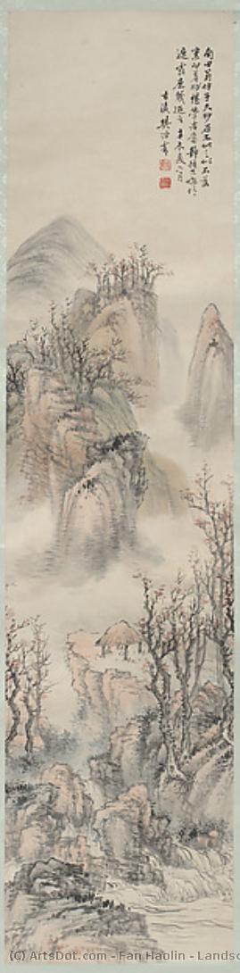 Landscape Inspired By Yun Shouping Studying Huang Gongwang — Fan Haolin