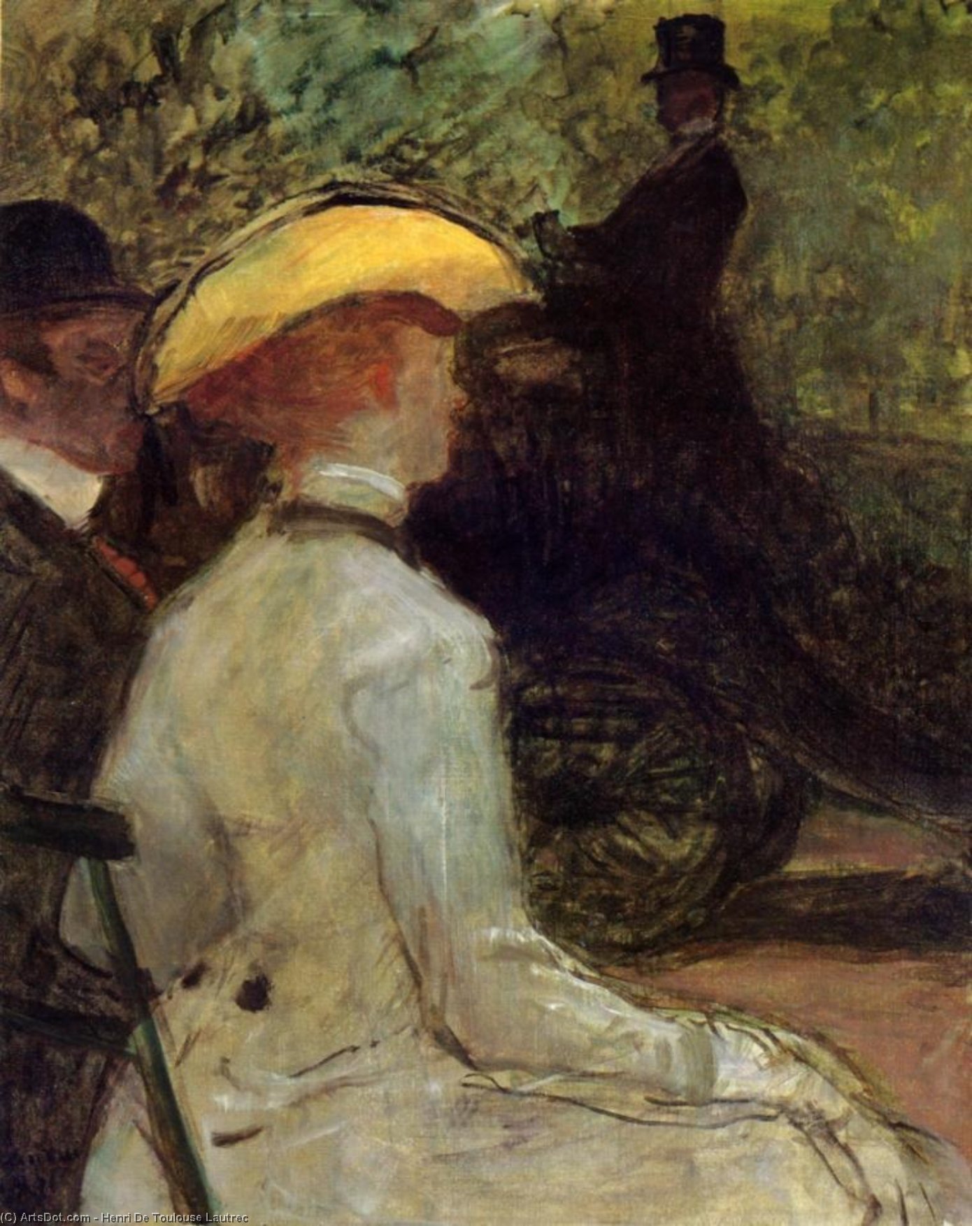 In The Bois De Boulogne — Enri Tuluz Lotrek