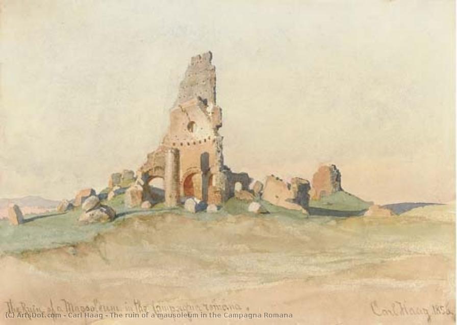 The Ruin Of A Mausoleum In The Campagna Romana — Carl Haag