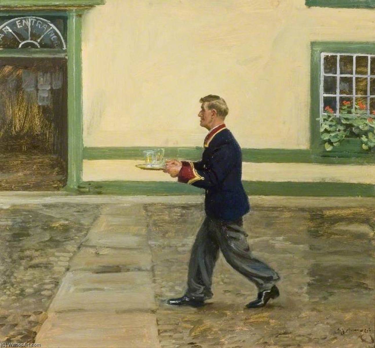 El Portero De 'the Rutland Arms', Newmarket — Sir Alfred James Munnings