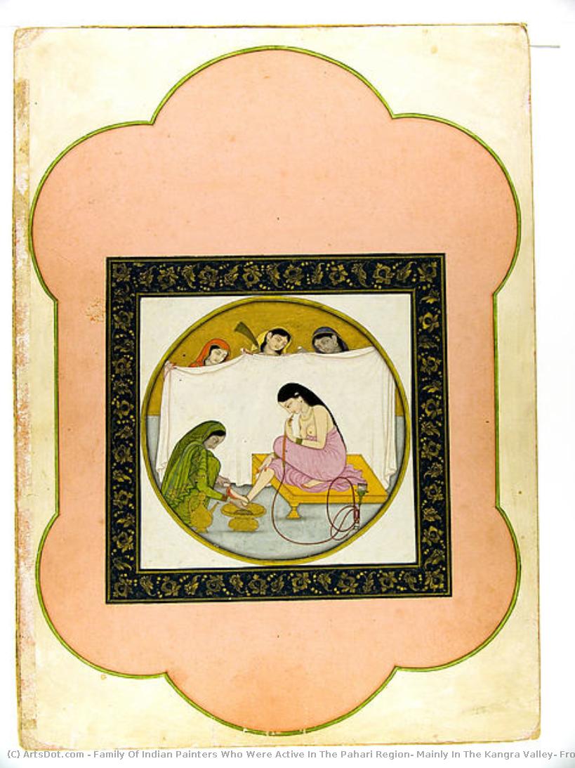 Radha Prepares To Meet Her Lover — Family Of Indian Painters Who Were Active In The Pahari Region, Mainly In The Kangra Valley, From Around 1740 To 1830