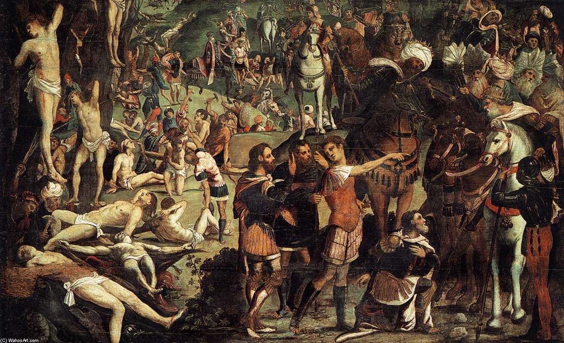 La Martirio De Los Diez Mil — Jacopo Tintoretto
