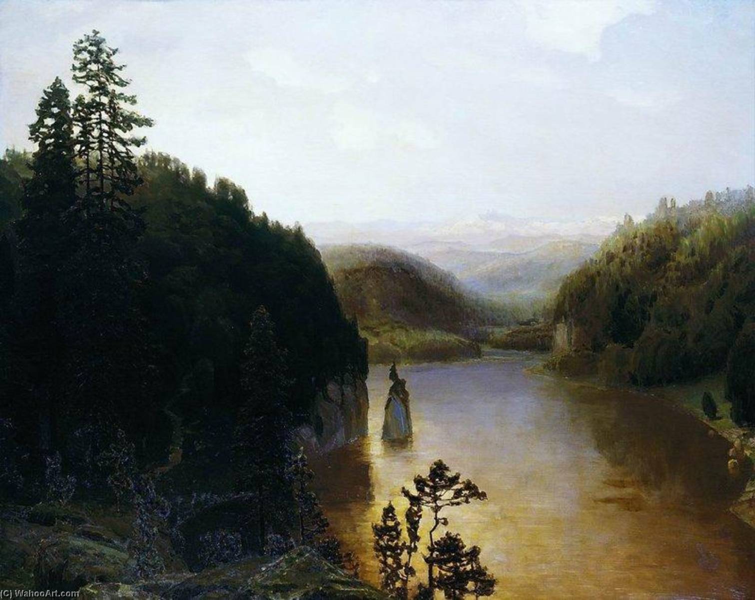 Mountain Lake — Apollinari Vasnetsov