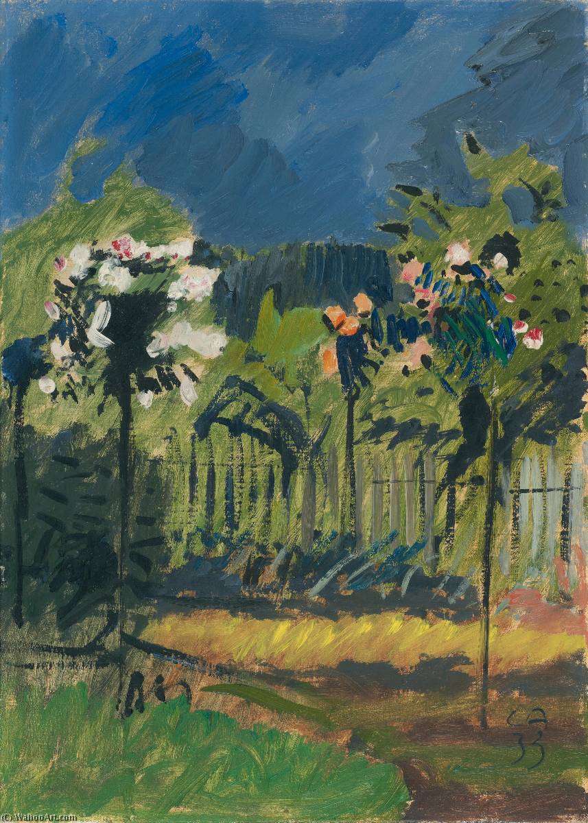 Rosenbäumchen, 1933 Small Rose Trees , 1933 — Cuno Amiet