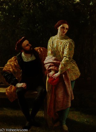 Orsino And Viola — Frederick Richard Pickersgill