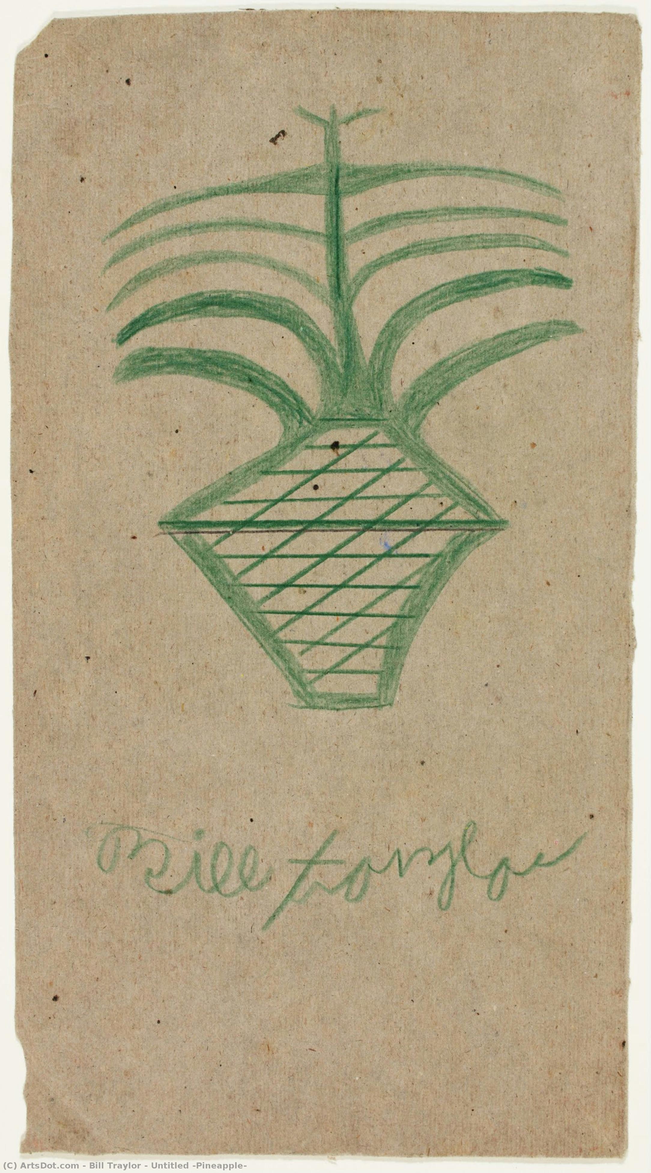 Untitled [pineapple] — Bill Traylor