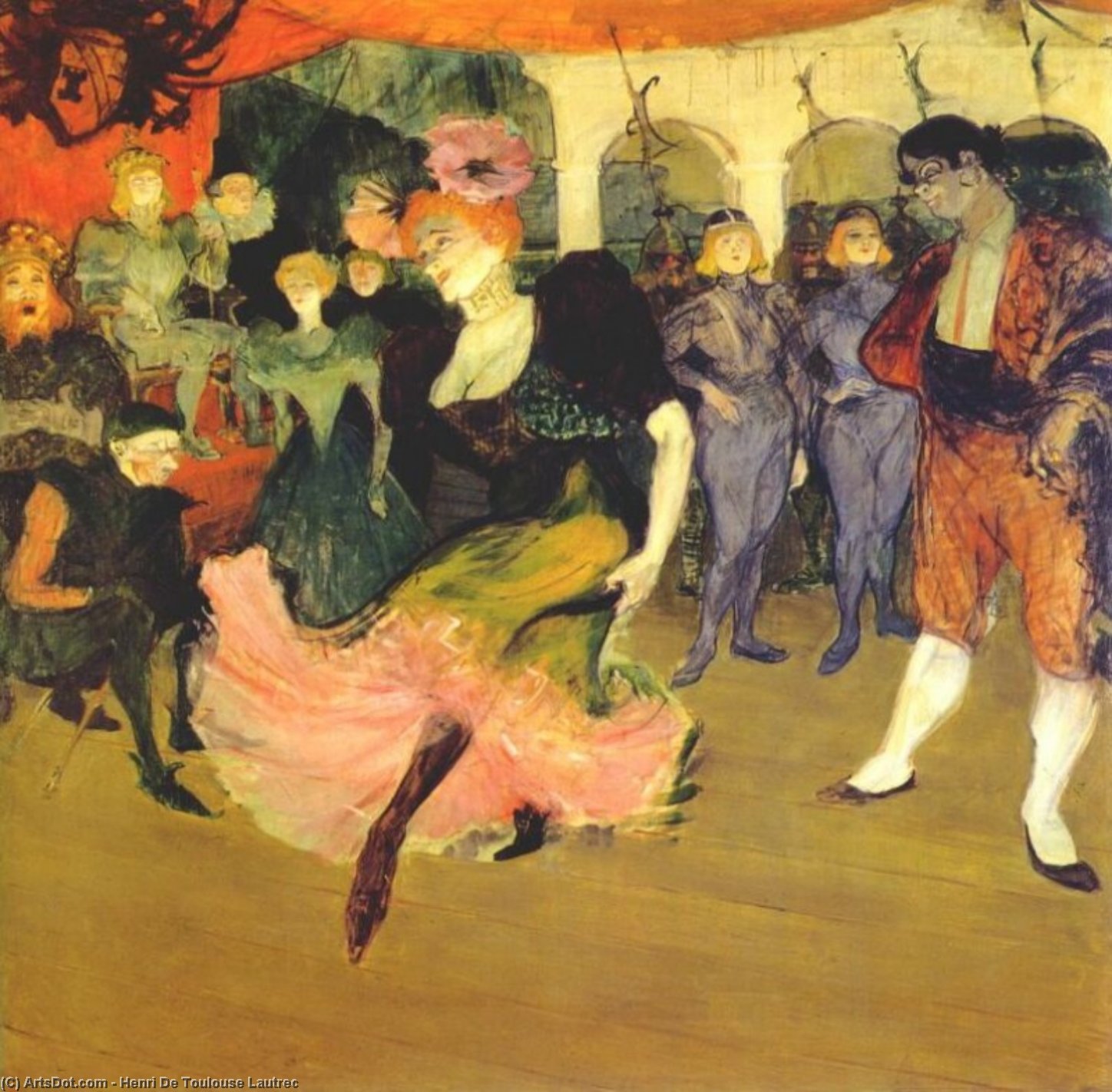 Marcelle Lender Dancing The Bolero In Chilperic — Henri De Toulouse-lautrec