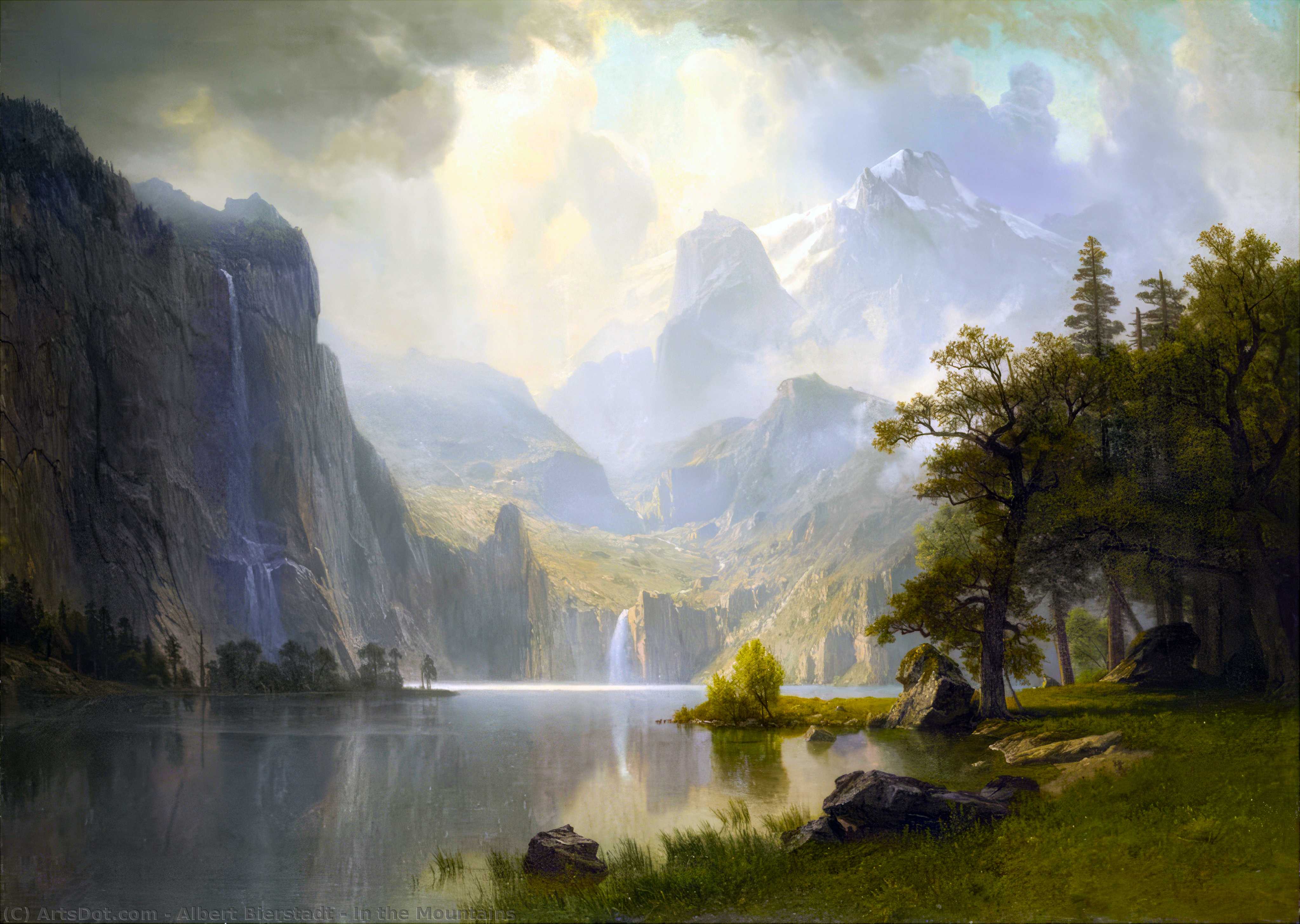 In The Mountains — Алберт Бирштадт
