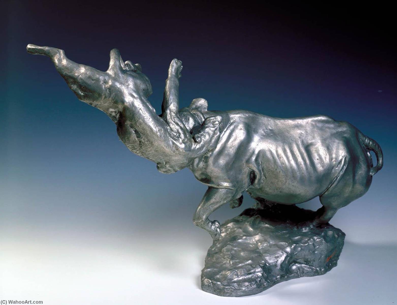 Rhino And Lioness — Anna Vaughn Hyatt Huntington