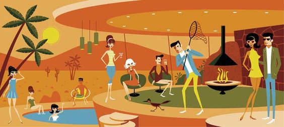 Palm Spring Afternoon — Josh Agle (shag)