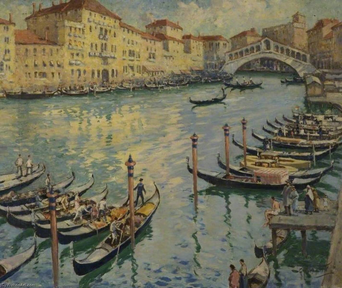 Regatta, Venice (on The Grand Canal) — Gertrude Crompton