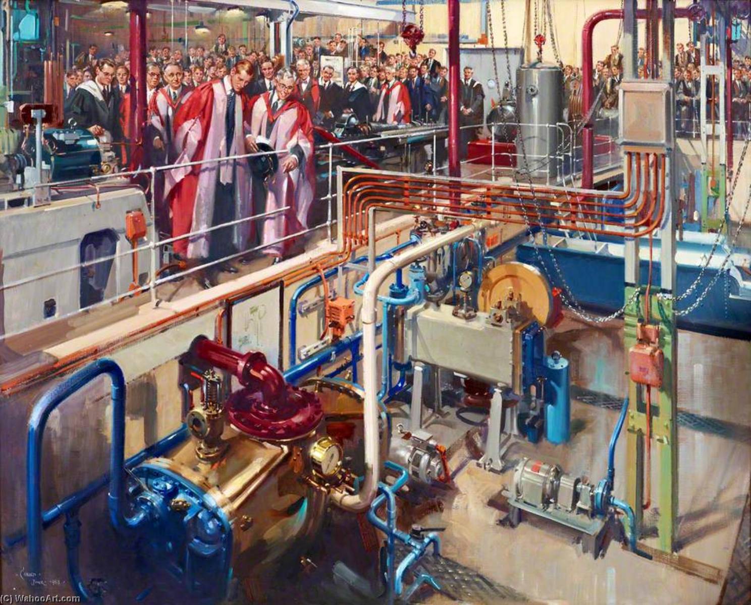 Visit Of Hrh The Duke Of Edinburgh To The Department Of Engineering, 13 November 1952 — Terence Tenison Cuneo