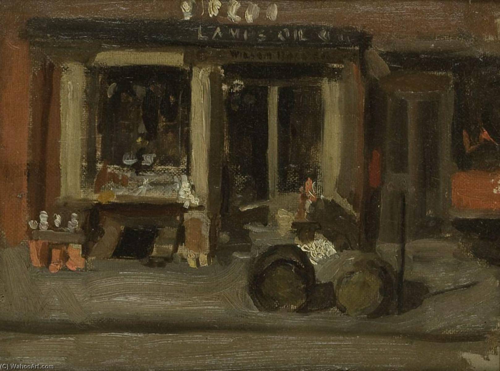 Untitled (street Scene) — Thomas Eakins